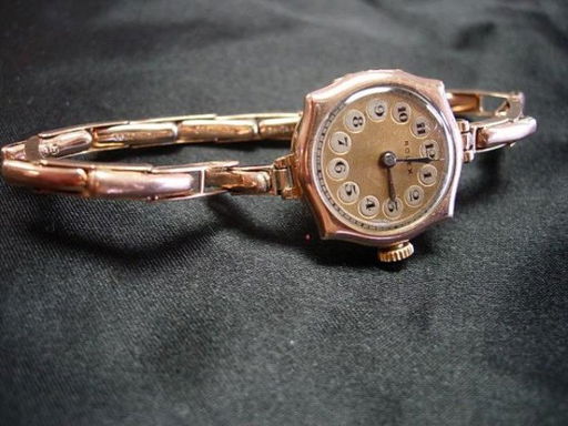 Deco Ladies 9k Pink Gold Antique Rolex Watch Dec 07 2006 Affiliated Auctions In Fl