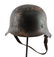 WWII GERMAN 3RD REICH WAFFEN SS M42 COMBAT HELMET