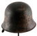 WWII GERMAN 3RD REICH WAFFEN SS M42 COMBAT HELMET - 3