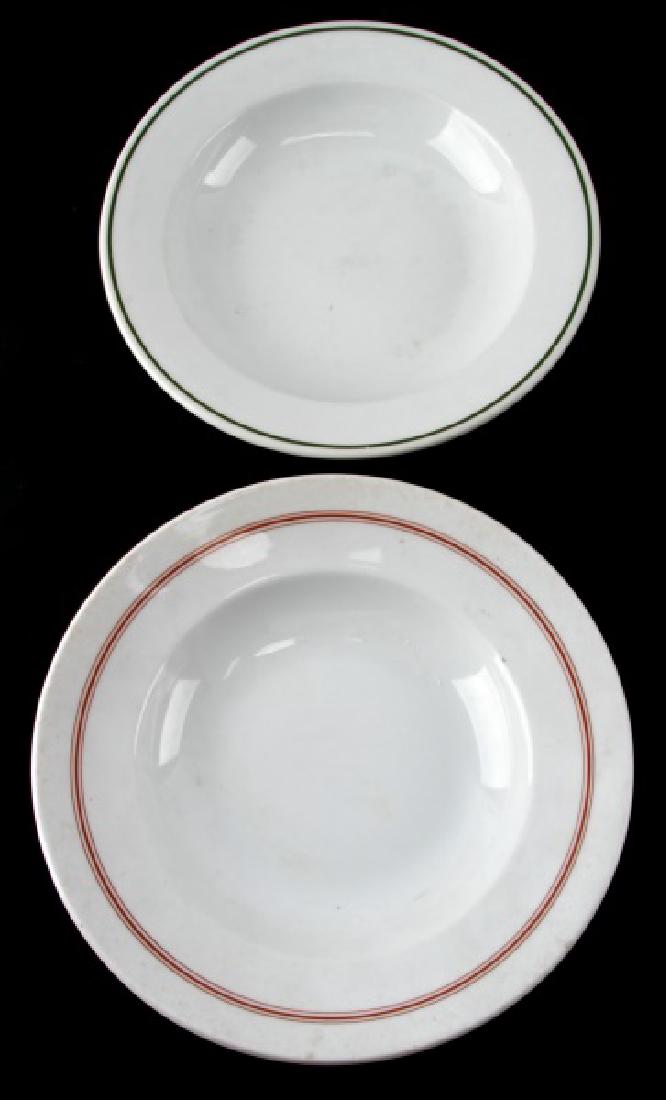 WWII GERMAN THIRD REICH DINNER PLATE BOWL LOT OF 2