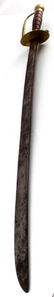 ANTIQUE 18TH CENTURY AMERICAN HANGER SWORD - 7