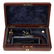 ENGLISH SHARP .50 CAL FLINTLOCK PISTOL WITH CASE