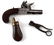 ENGLISH SHARP .50 CAL FLINTLOCK PISTOL WITH CASE - 3