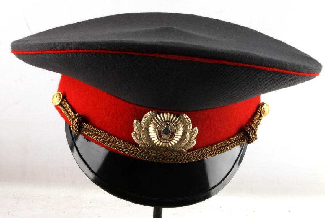 SOVIET UNION USSR POLICE OFFICER SUMMER VISOR HAT: Visor hat of the officer of Soviet Militsiya, the police force. In very good condition, with little sign of wear or use.