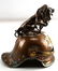 IMPERIAL GERMAN WWI SAXON GUARD OFFICERS HELMET - 2