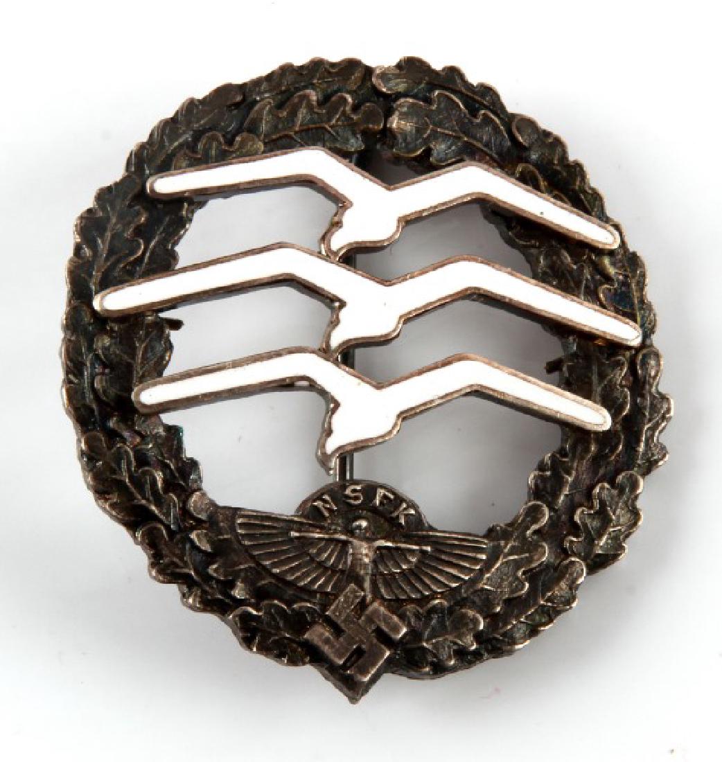 WWII GERMAN 3RD REICH NSFK GLIDER KORP PILOT BADGE