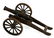19TH CENTURY ANTIQUE MINIATURE BRASS SIGNAL CANNON