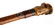 STAG GRIP WOODEN WALKING SWORD CANE STICK SILVER - 5