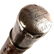 KNOBBY WOODEN WALKING SWORD CANE ENGRAVED SILVER - 5
