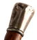 KNOBBY WOODEN WALKING SWORD CANE ENGRAVED SILVER - 6