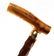 ANTIQUE WALRUS FOSSIL AND 14 KT GOLD SWORD CANE - 2