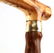 ANTIQUE WALRUS FOSSIL AND 14 KT GOLD SWORD CANE - 7