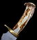 STAG HANDLE CUSTOM MADE BOWIE KNIFE