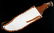 STAG HANDLE CUSTOM MADE BOWIE KNIFE - 6