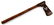 NATIVE AMERICAN FUR TRADE TOMAHAWK PIPE - 2