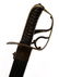 FRENCH CAVALRY OFFICERS SWORD BRASS W SCABBARD