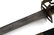 FRENCH CAVALRY OFFICERS SWORD BRASS W SCABBARD - 4