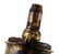 ANTIQUE DOUBLE DOLPHIN COPPER PISTOL POWDER FLASK - 4