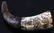 SEVEN YEAR WAR GEORGIAN SCRIMSHAW POWDER HORN