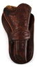 ANTIQUE SINGLE LOOP TOOLED SINGLE ACTION HOLSTER