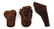 LOT OF ANTIQUE WEATERN LEATHER PISTOL GUN HOLSTERS
