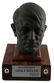 LARGE PLASTER ADOLF HITLER BUST ON WOODEN PLINTH