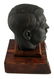 LARGE PLASTER ADOLF HITLER BUST ON WOODEN PLINTH - 6