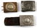 3 GERMAN WWII INFANTRY BELT BUCKLE LOT