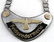 WWII GERMAN FELDGENDARMERIE GORGET W CHAIN - 2