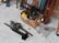 LARGE BIG EYE BINOCULAR TRIPOD AND PARTS LOT - 4