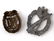 5 GERMAN WWII BADGES PANZER LUFTWAFFE HEER MORE - 5