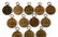 15 WWII GERMAN FUR KREIGSVERDIENST SVC MEDAL LOT - 2
