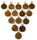 15 WWII GERMAN FUR KREIGSVERDIENST SVC MEDAL LOT - 4