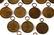 15 WWII GERMAN FUR KREIGSVERDIENST SVC MEDAL LOT - 5