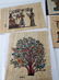 LOT OF 5 HAND CRAFTED EGYPTIAN PAPYRUS PAINTINGS - 6