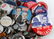 HUGE ASSORTED US POLITICAL CAMPAIGN BUTTON LOT - 4