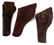 3 ANTIQUE COLT NAVY ARMY SINGLE ACTION HOLSTER LOT - 4