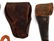 5 ANTIQUE LEATHER HOLSTER LOT OF 5 W SINGLE ACTION - 3