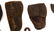 5 ANTIQUE LEATHER HOLSTER LOT OF 5 W SINGLE ACTION - 6