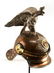 IMPERIAL GERMAN PRUSSIA GUARD EAGLE OFFICER HELMET - 3