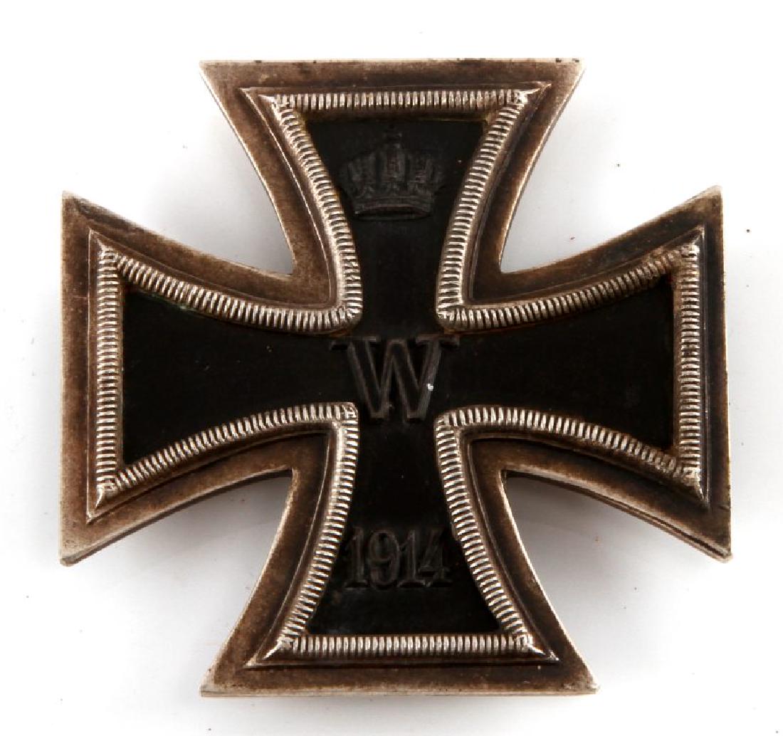 GERMAN REICH WWI 1914 IRON CROSS 1ST CLASS BADGE: in very good condition with magnetic core. Reverse is marked I. Wagner & S. This lot has a reserve.