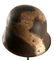 WWII GERMAN 3RD REICH WAFFEN SS M42 COMBAT HELMET - 3