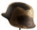 WWII GERMAN 3RD REICH WAFFEN SS M42 COMBAT HELMET - 4
