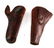 2 ANTIQUE SINGLE ACTION LEATHER PISTOL HOLSTER LOT - 3