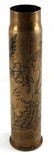 WWI US NAVAL GUN HIGH SHELL CASING TRENCH ART - 3