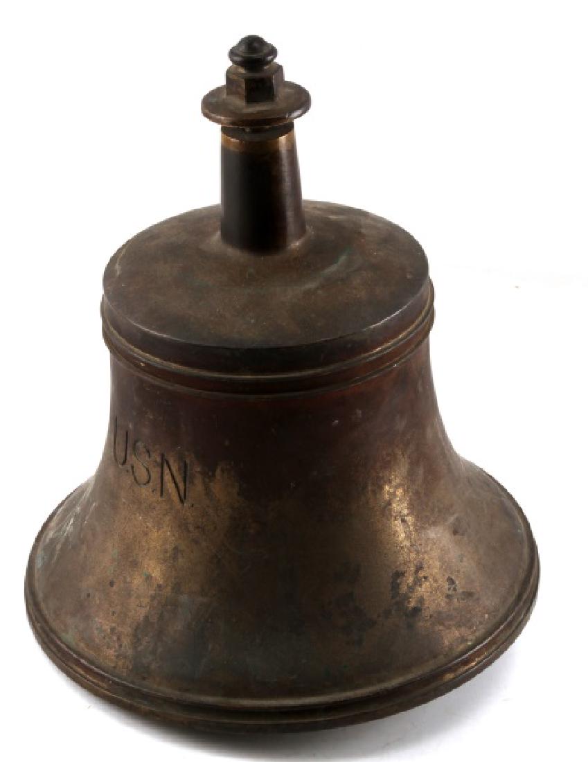 WWII U.S. NAVY USN BRASS SHIPS BELL