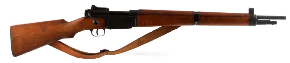 FRENCH WWII MAS-36 7.5 MM BOLT ACTION RIFLE: A French MAS-36 7.5mm bolt-action rifle used during WWII and afterwards. In very good condition with minor scuffing. In very good condition. Cannot be shipped internationally. Requires FFL for transfe