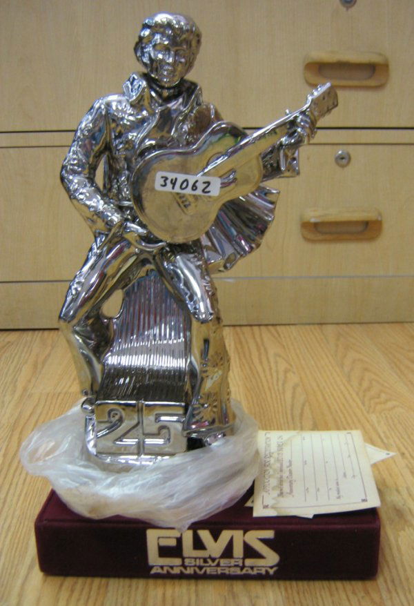 ELVIS SILVER ANNIVERSARY MCCORMICKS DECANTER