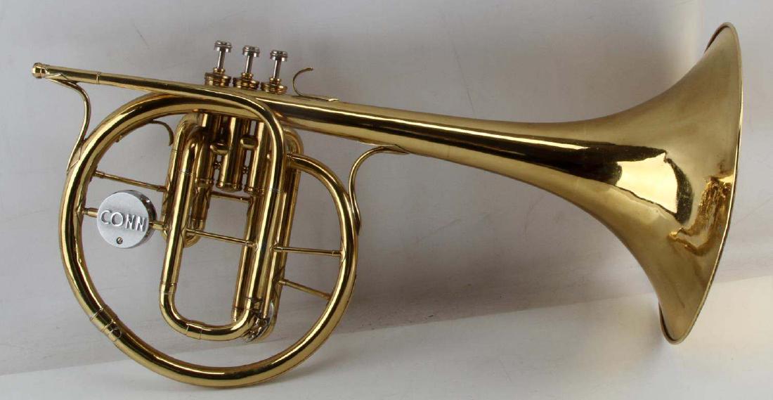 CONN 16E MARCHING MELLOPHONE BRASS HORN W CASE