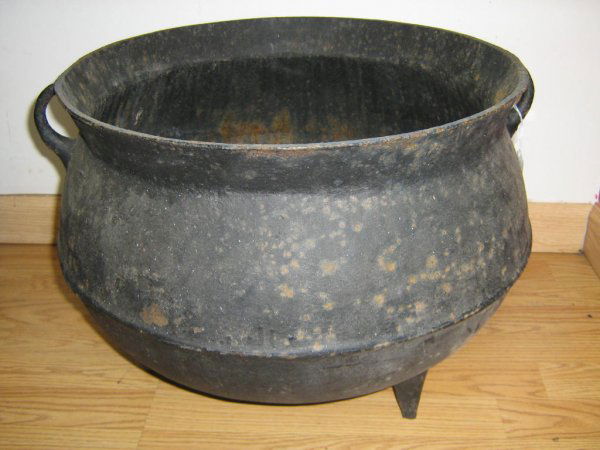 Antique Cast Iron Cauldron Kettle Wash Cook Pot Apr 15 2007 Affiliated Auctions In Fl
